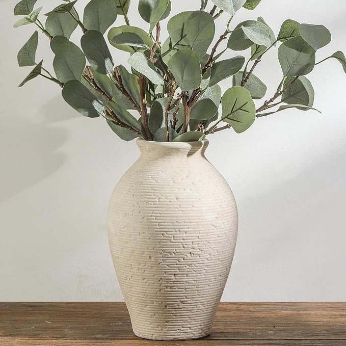 Vanselia Ceramic Flower Vase Home Decor by VanseliaHome