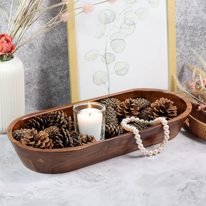 Wooden Dough Bowl - Image 8