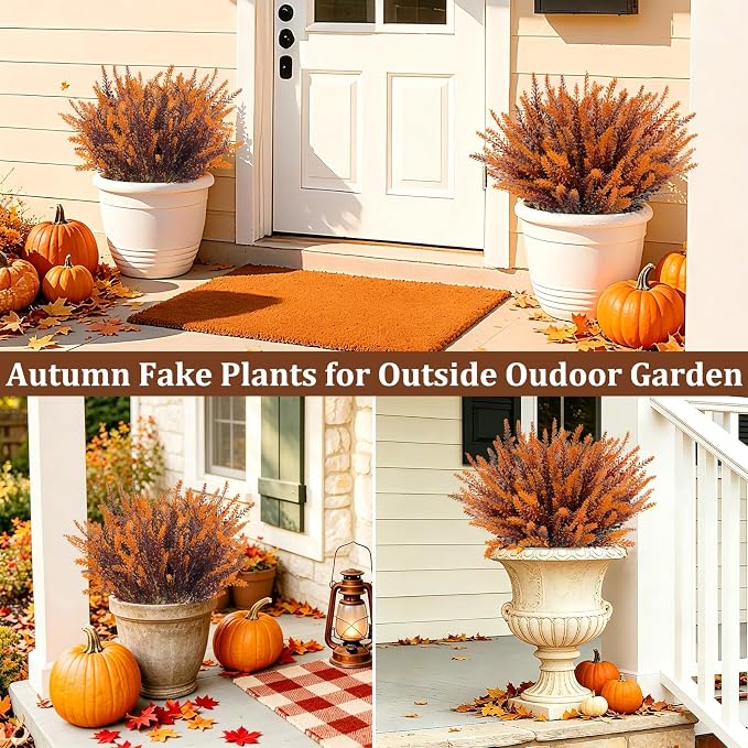 TURNMEON 10 Bundles Artificial Fall Flowers - Image 4
