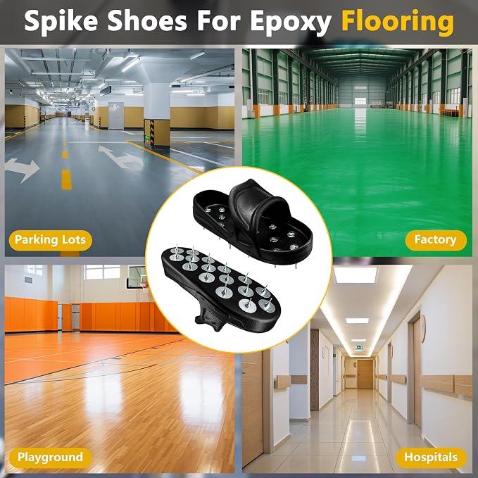 Epoxy Shoes Spikes for Floor Coating | Sharp Spiked Shoes for Resinous Coatings - Image 7