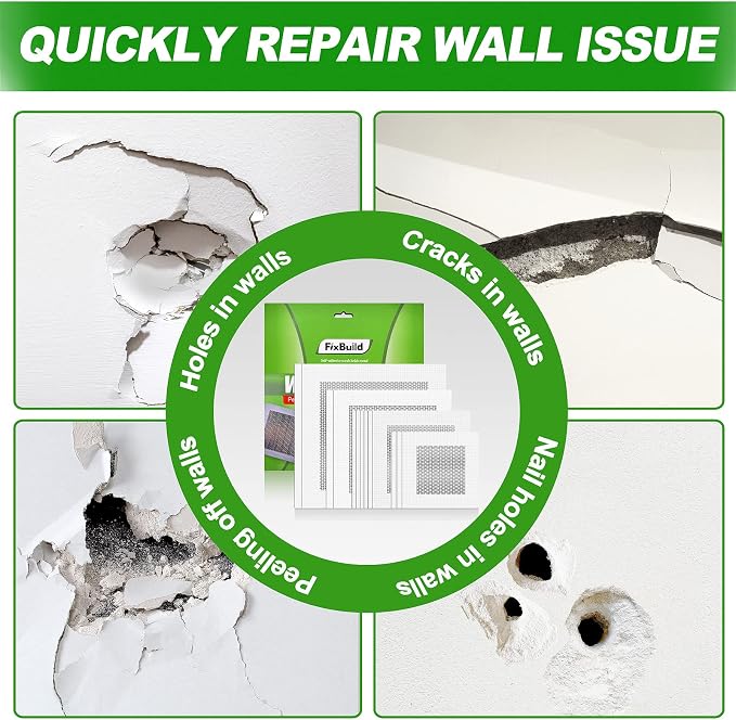 Drywall Repair Kit, 13 Piece Aluminum Wall Repair Patch Kit, 2/4/6/8 inch - Image 5
