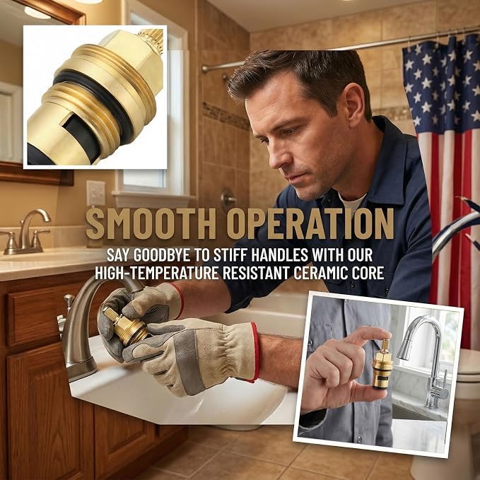 Ceramic Faucet Cartridge, Compatible - Image 3