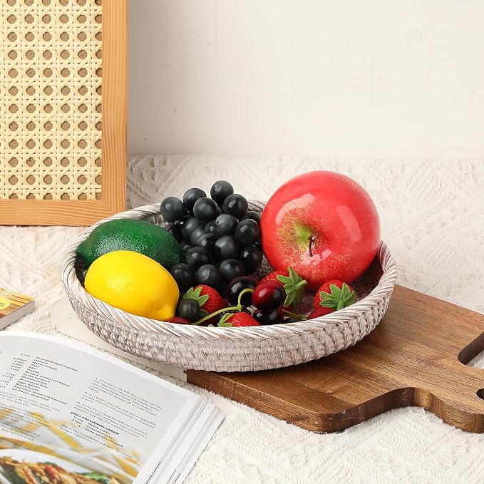 Hipiwe Round Key Basket Bowl for Entryway - Image 4