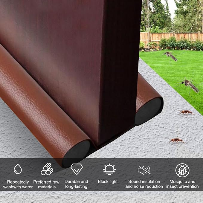 Wanheart Under Door Draft Stopper 38 Inch, Door Sweep - Image 5