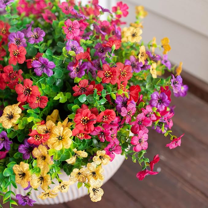 Artificial Flowers for Outdoor Indoor Garden Home Decoration, Faux Flower Daisy - Image 4