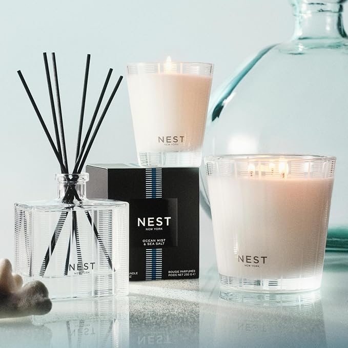 NEST New York Scented Classic Candle, Ocean Mist & Sea Salt - Image 6