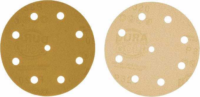 Dura-Gold Premium 5" Gold Sanding Discs - Image 2