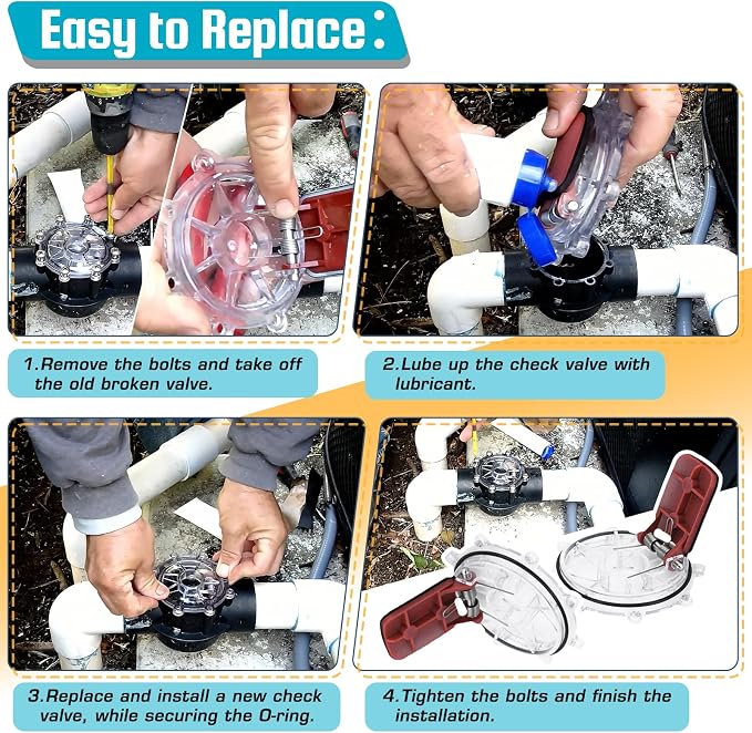 7056 Check Valve Cover with Flapper Assembly Replacement - Image 5
