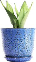 Gepege 10 Inch Ceramic Plant Pot by Gepege