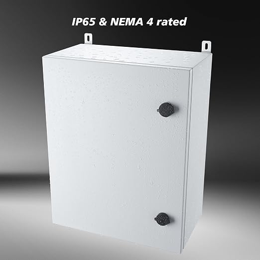 IP65 Weatherproof Metal Box Wall-Mounted Electronic Equipment Enclosure Box - Image 2