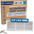 36x12 Aluminum Wall Ceiling Air Return Vent Cover HVAC Rustproof Grille by ACLAMINAIRE