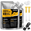 Concrete Crack Filler 2-Pack Oil-Based Self-Leveling Concrete Sealant Gray | by PiuKir