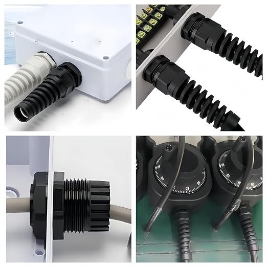 8Pcs Cable Strain Relief Cord Connector NPT 1/4"、NPT 1/2"、NPT 3/4" Cable Gland - Image 6
