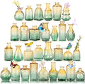 Glass Bud Vases in Bulk Set of 30 Pcs, Small Glass Vases by earthgadgets