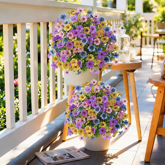 Alupssuc 2Pcs 20" Artificial Topiary Ball Flowers - Image 4