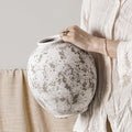 Large White Ceramic Vase by LETAUCIGARDEN