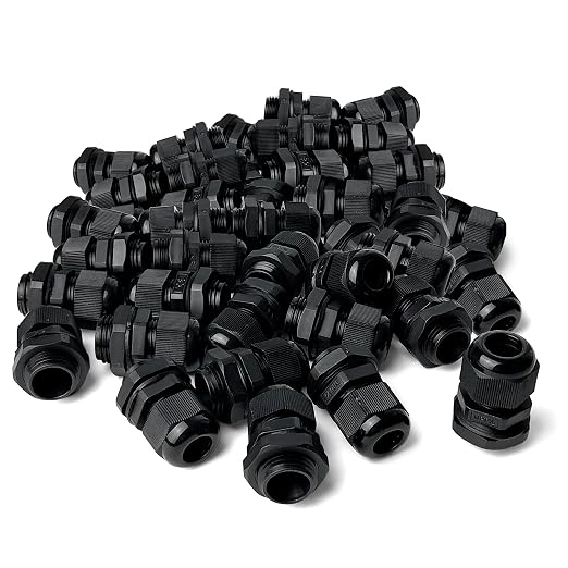 3/8" NPT Strain Relief Nylon Cord Grip Cable Glands by MGISpeedWare