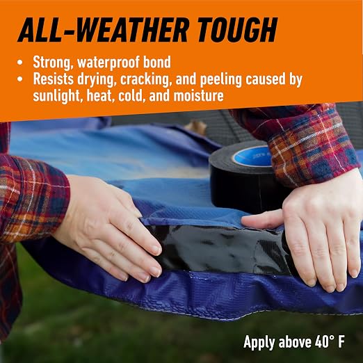 GORILLA All Weather Duct Tape, 1.88 in x 25 yd, Waterproof, Heavy Duty Adhesive - Image 5