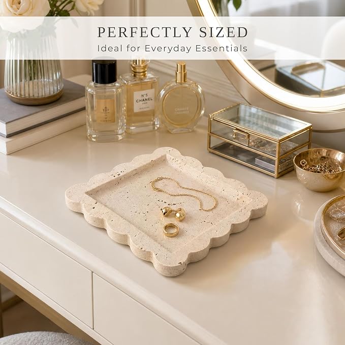 Decorative Scalloped Tray - Image 6