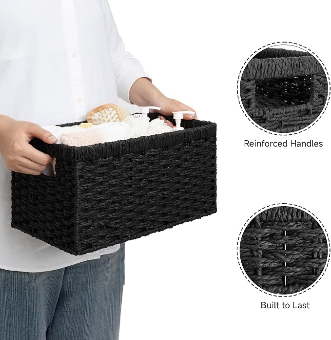 StorageWorks Wicker Storage Baskets - Image 4
