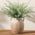 Dobbyby Ceramic Flower Vase 7.6 inch Farmhouse Rustic Vase Decorative Pottery by Dobbyby