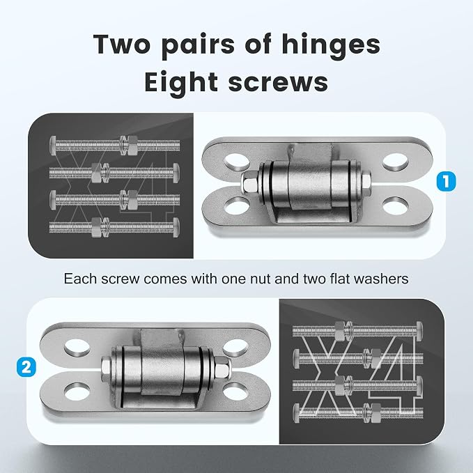 Eatra Large, Heavy Duty Gate Hinges - Image 3