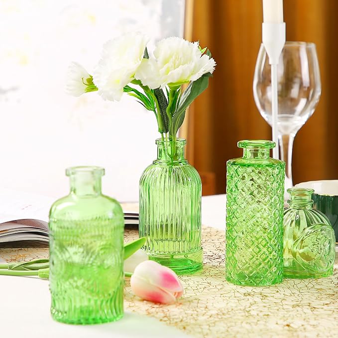 Charm Glass Bud Vases, Small Flower Vases in Bulk - Image 6