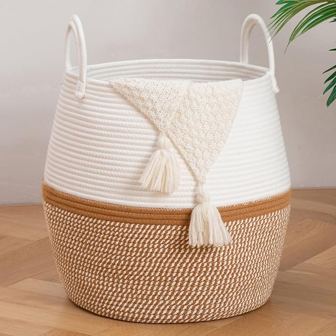 OIAHOMY 60L Blanket Basket by MasterofSpaceOptimization