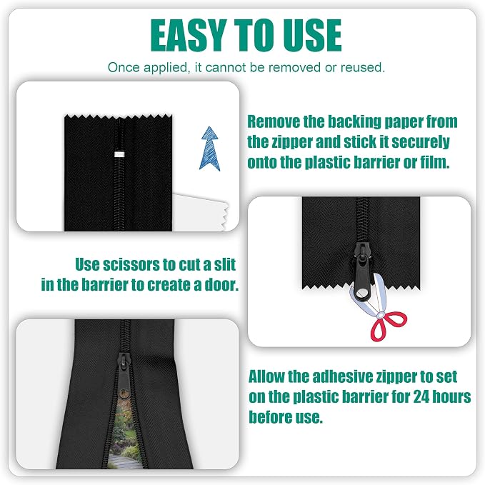 MAYOKEN® Peel & Stick Self-Adhesive Zipper - Image 6