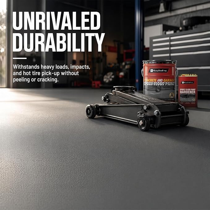 4 Gallon Epoxy Floor Paint kit -100% solids| 6H hardness|20-year durability| - Image 7