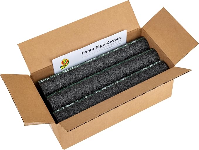Duck Brand Foam Pipe Covers, Pipe Insulation Foam Tubes - Image 7