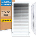 Fits 12x24 Hole | Aluminum Return Air Grille by Handua | Vent Cover Grill by Handua