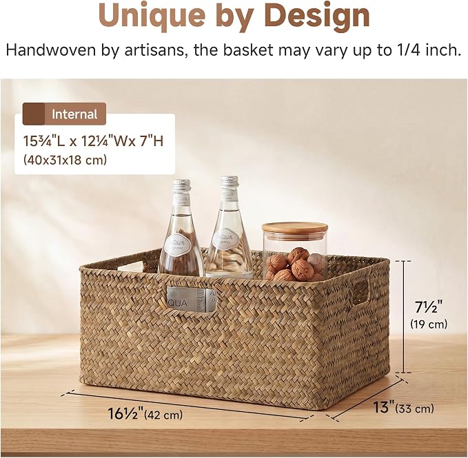 StorageWorks Extra Large Wicker Baskets - Image 3