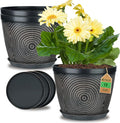Quarut 12 Inch 4 Pack Large Pots, by Quarut
