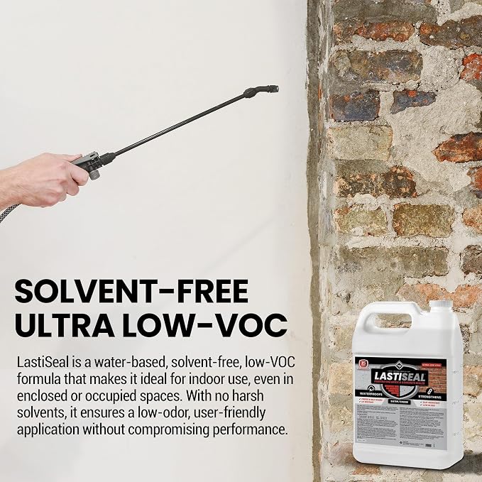 LastiSeal Brick & Concrete Sealer – Deep Seals and Strengthens Brick, Pavers & - Image 9