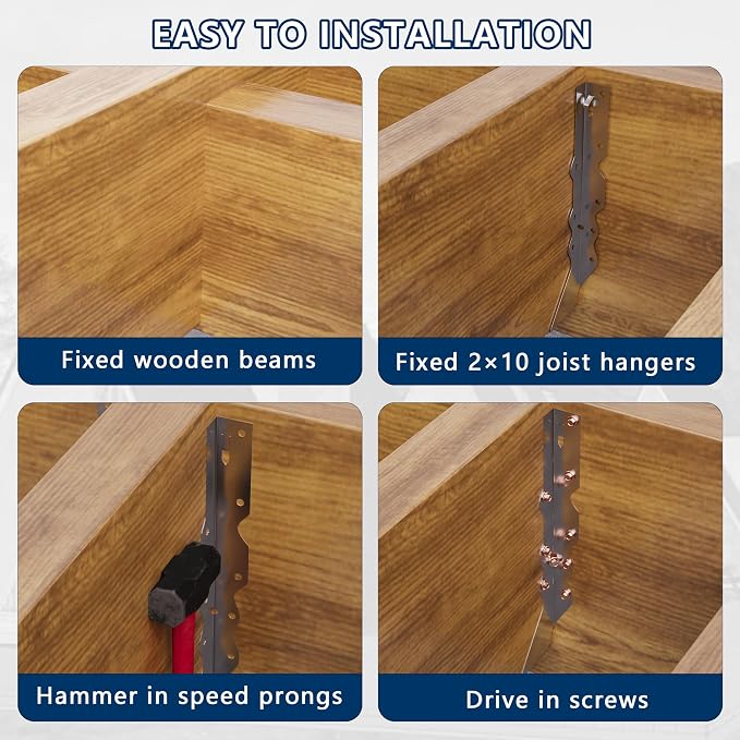 25 Pack 2x10 Joist Hangers - Image 5