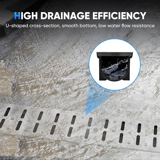 FAHKNS Trench Drain System, HDPE Channel Drainage - Image 6