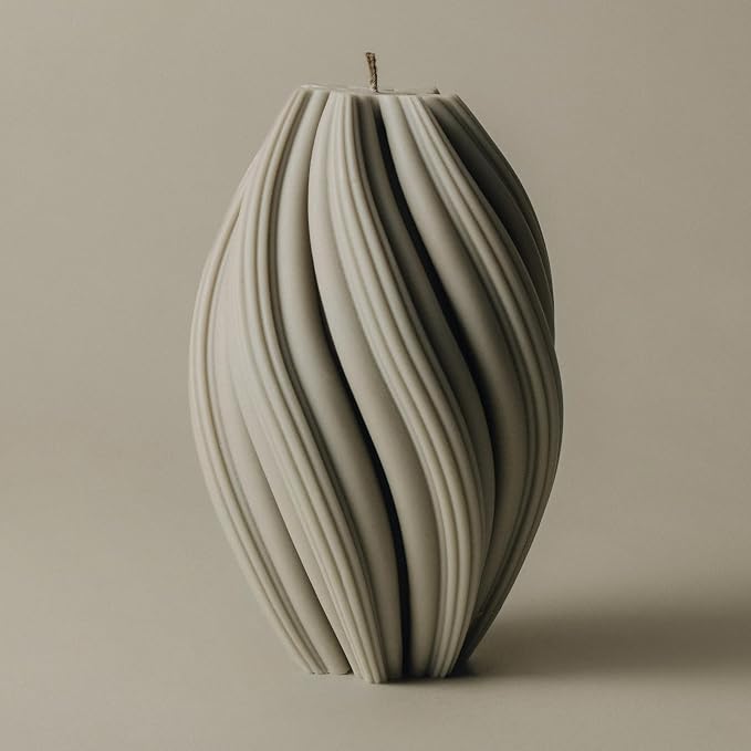LAWA Swirl Candle by LAWA+Candles