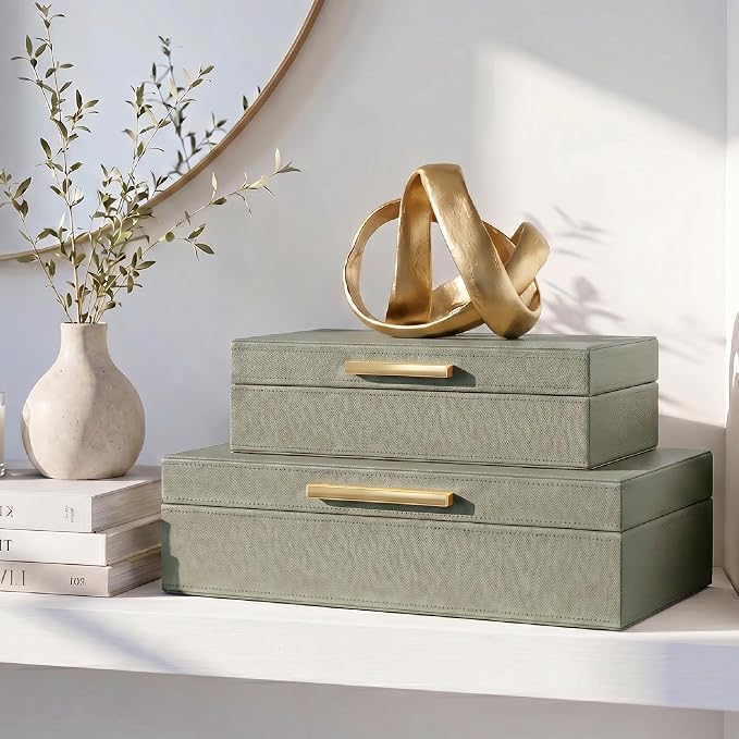 Decorative Storage Boxes with Lids - Image 7