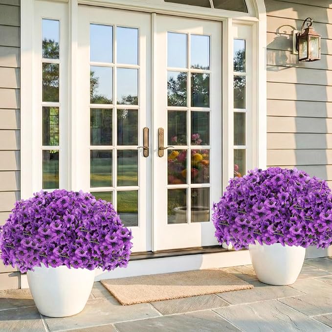 22 Bundles Artificial Flowers Outdoor, Faux Flowers UV Resistant - Image 7