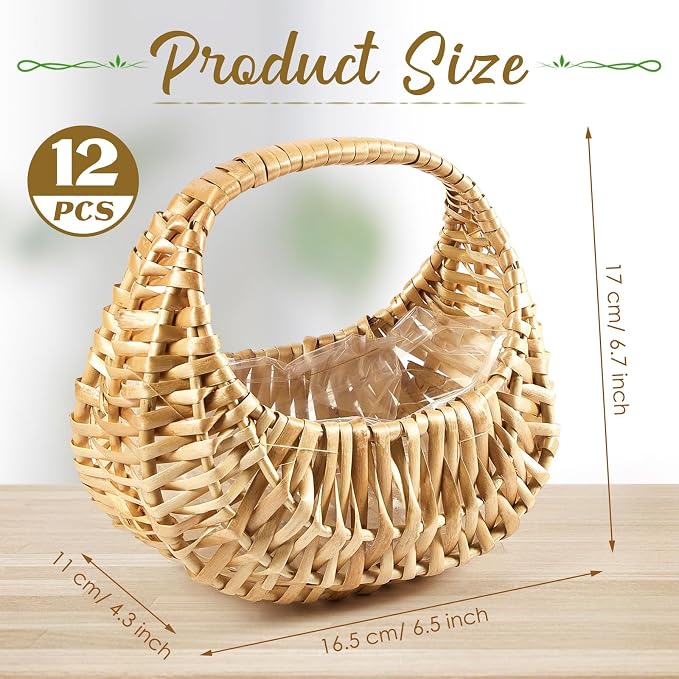 12 Pack Flower Girl Basket - Image 2