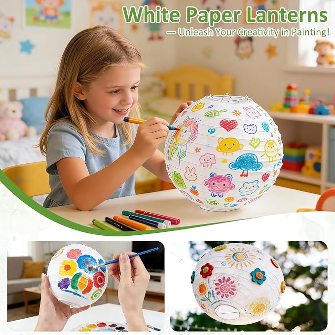 8 PCS Paper Lanterns, Home Decor, Party Decoration - Image 4