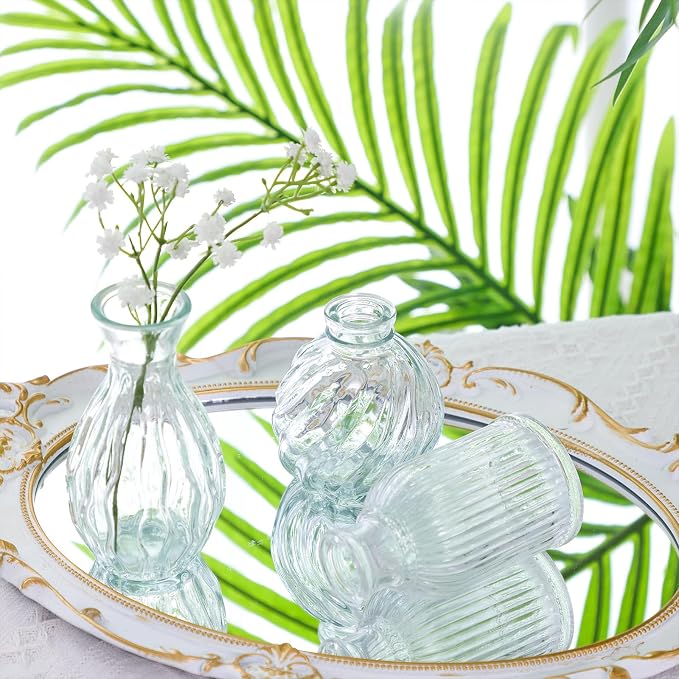 68pcs Clear Glass Bud Vase Set, Small Glass Vases - Image 6