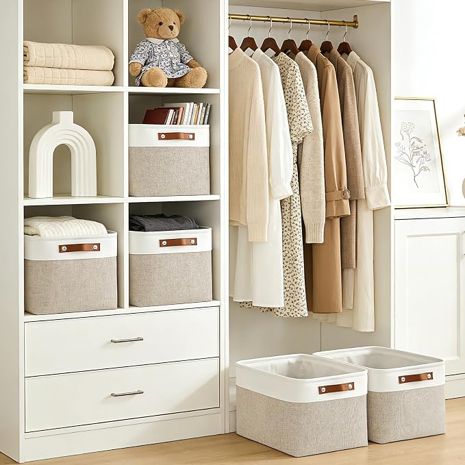 Storage Bins Large Fabric Storage Baskets - Image 2