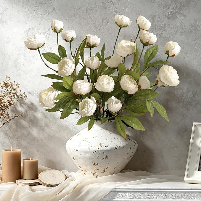 6Pcs Viral Peony Artificial Flowers - Image 3