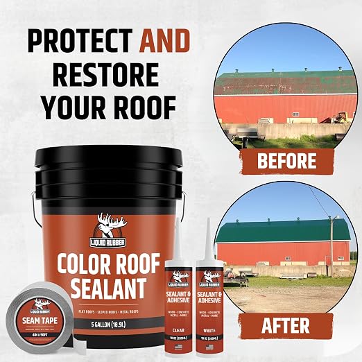 Liquid Rubber Color Roof Sealant - Image 3