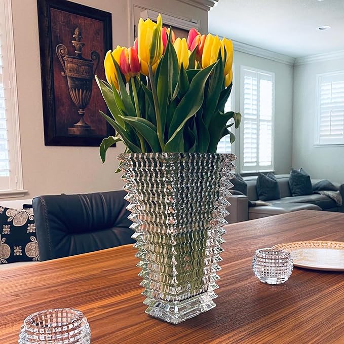 MCMCNCUIU Crystal Vase, Large Crystal Vases - Image 3