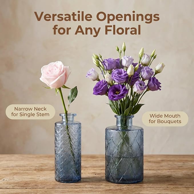 Mini Bud Vases Centerpieces for Tables, Small Flower Vases Suitable for - Image 3