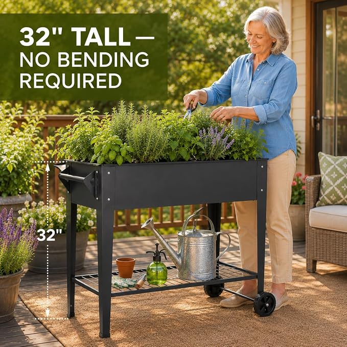 LEETOLLA Elevate 32" Raised Garden Bed - Image 2