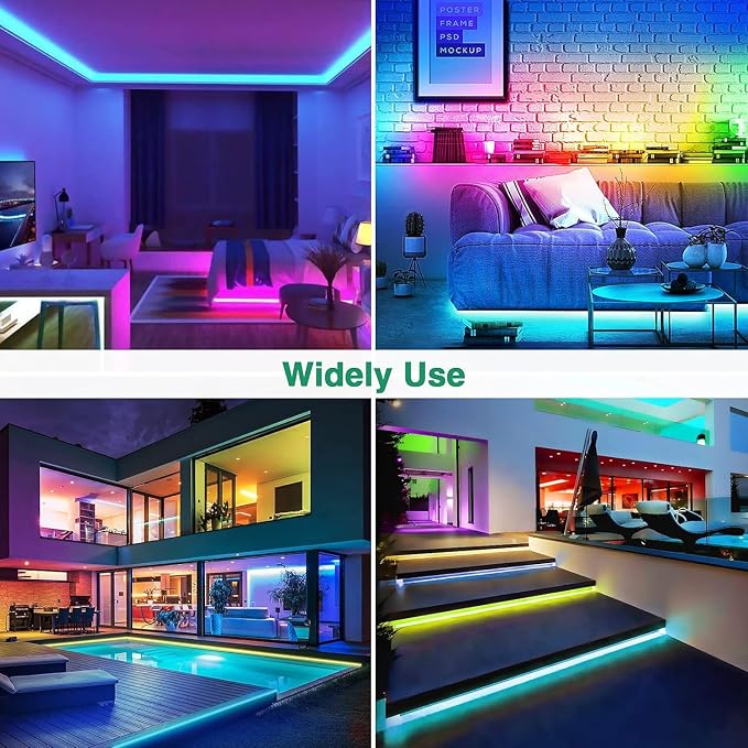 Lamomo LED Strip Lights RGB 16.4Ft, Neon Rope Lights - Image 7
